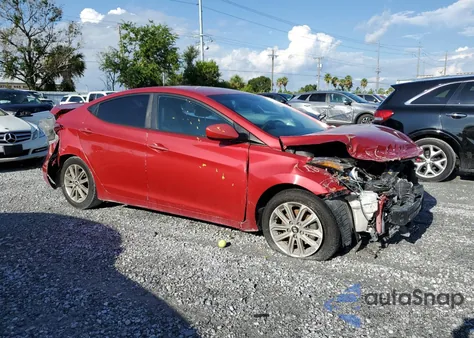 2015 Hyundai Elantra Se из США, поврежденный, VIN KMHDH4AE0FU354898